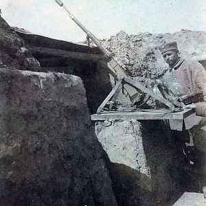 Gew98 With Rifle Grenade In Trench